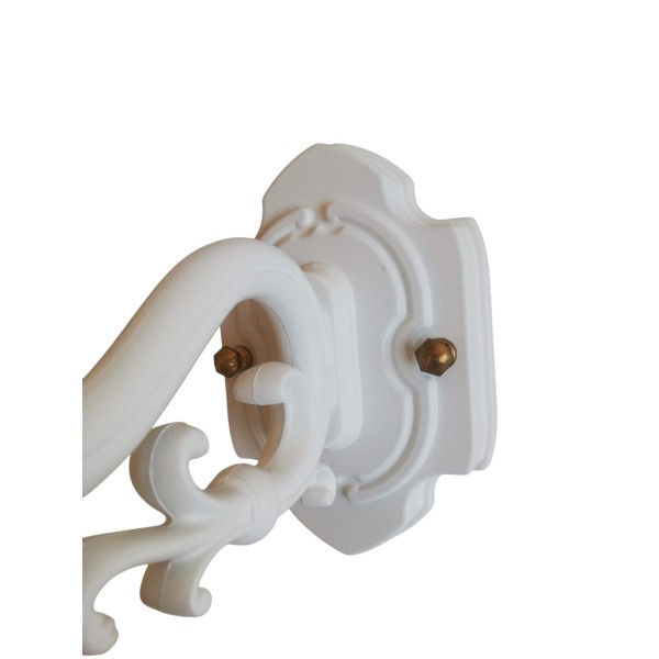 Applique murale blanche Moretti Luce 210.5 E27 IP43