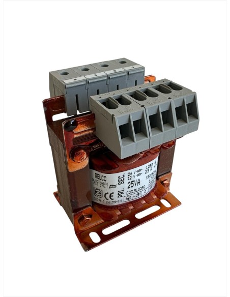 Transformateur monophasé Relco EMS2512, 25 VA, 230/400 V, 12/24 V, SL0250