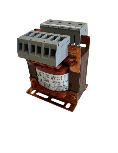 Relco ems2512 trasformatore monofase sicur  25va 230/400v 12/24 sl0250