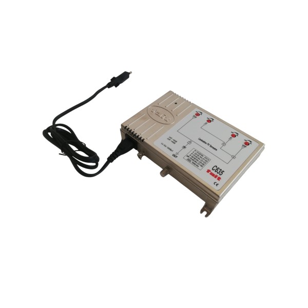 Fte c635 TV switchboard amplifier 4 inputs 40dB / 120dB UV