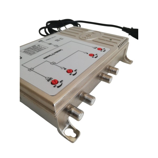 Amplificateur de commutation TV Fte c635, 4 entrées, 40 dB / 120 dB UV