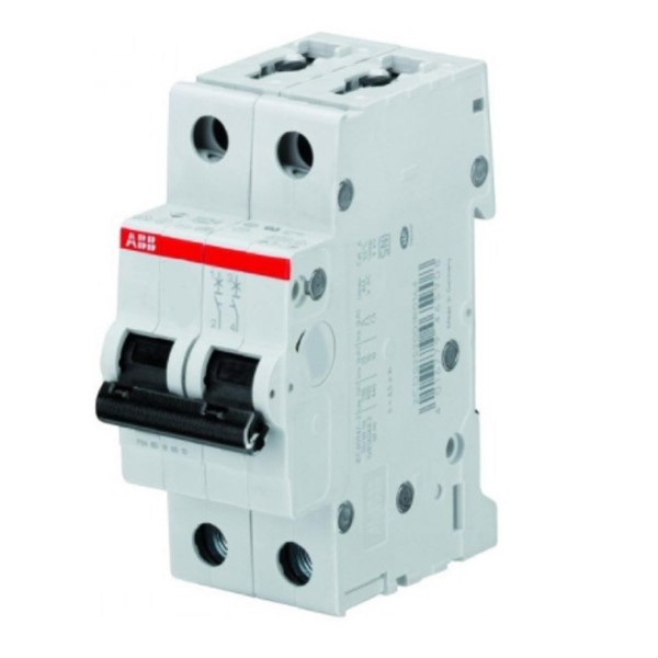 Abb s 202 l c25 Interruttore magnetotermico 2p 25a 4,5k c 2mod