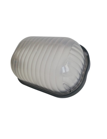 Plafonnier étanche Gewiss gw80602 E27, gris fumé