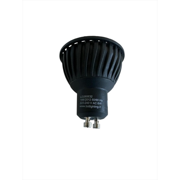 Shot Lighting Lampada Led gu10 6w (1led) 220-240v 40° 3000°k (luce calda)  310Lm