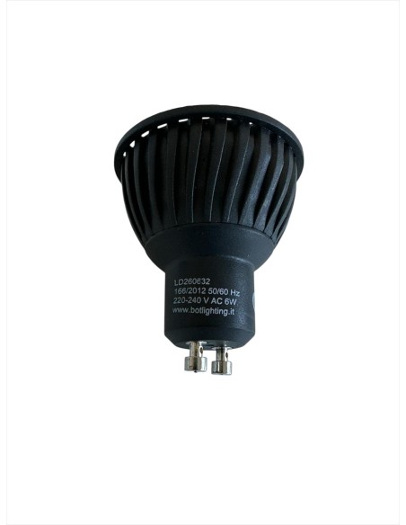 Shot Lighting Lampada Led gu10 6w (1led) 220-240v 40° 3000°k (luce calda)  310Lm