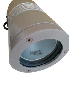 Moretti luce 463e27.7 proiettore da soffitto/parete argento e27 ip66 2