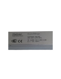 Ballast électronique Helvar EL2X58NGN5 2 x 58 W T8 220-240 V 50-60 Hz 28 cm 2