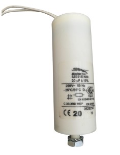 Relco s53915 n20 250v condensatore di rifasamento 20mf