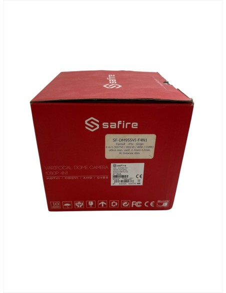 Safire Sf-dm955vi-f4in1 dome camera 2 8-12mm nero