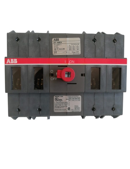 Abb kx 693 1 Ot 160e4 interruttore sezionatore 160a 4p rotativo senza maniglia