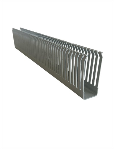 Goulotte de câblage horizontale Hager UC912 avec couvercle 30x80, longueur 500 mm