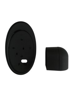 Étagère verticale noire Prisma 00978 pour poteau de 60 pouces