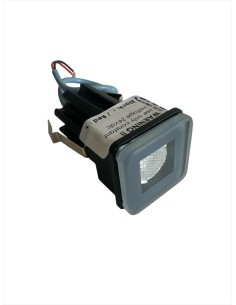 Spot encastré Ares (flos) 10017641 en verre blanc chaud, 2 W, 12/24 V CC, réf. Tapioca, 40 mm x 40 mm, IP67