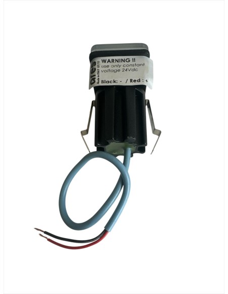 Ares (flos) 10017641 tapioca recessed spotlight 2w 12//24v dc 40mmx40mm only warm white glass ip67