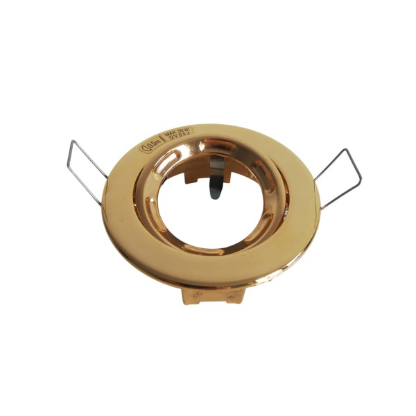 Side 2828-s faretto incasso per lampade dicroiche d82mm ottone