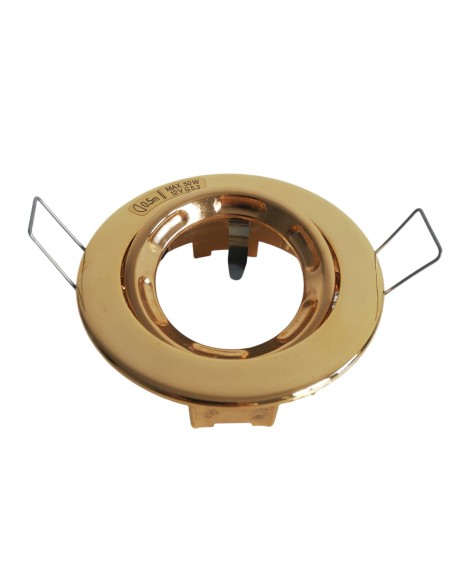 Spot encastré latéral 2828-s s//dicr d82mm en laiton