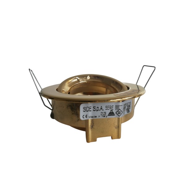 Side 2828-s faretto incasso s//dicr  d82mm ottone