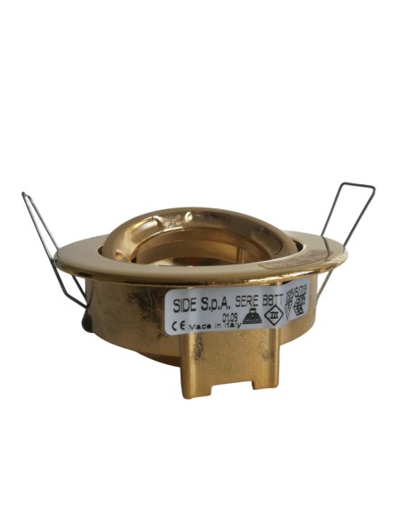 Side 2828-s faretto incasso s//dicr  d82mm ottone