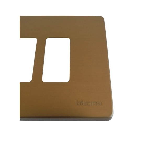 Bticino 506l/6/br magic - placca 6 posti bronzo
