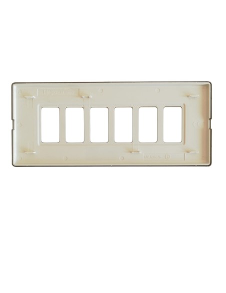 Bticino 506l/6/br magic - 6-slot bronze plate