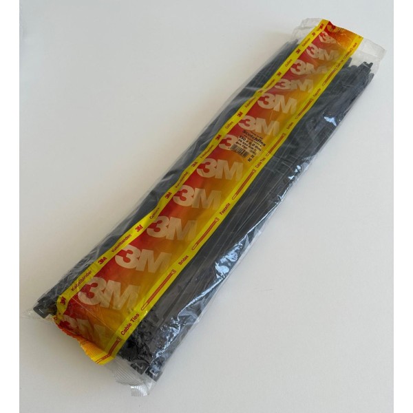 3M KE234000328 FS 550 DW-C Black Cable Ties (Bag/50 pcs)