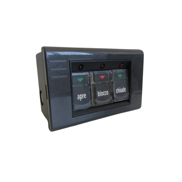 Panel de control de pared 3p negro Fadini