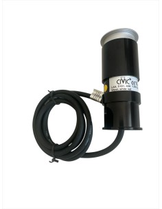 Civic laa.5101.458.05 aqua 1 led x 1,2w/2,4w 350/700ma bianco caldo