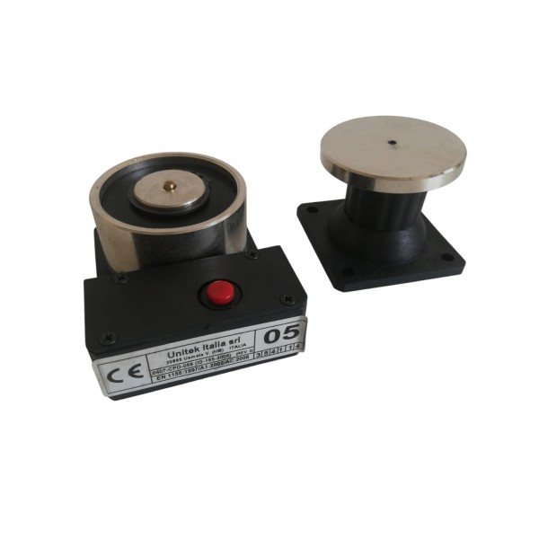 Pestillo electromagnético para puertas cortafuegos 100kg 24vdc