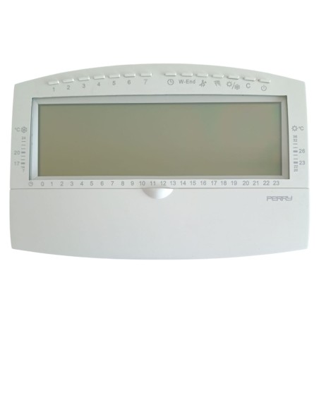 Perry Electric 1CRCR016B Cronotermostato sett.up&down bianco