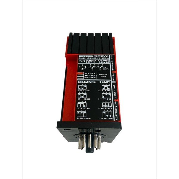 Séquence 41 67 t//3 minuterie à double échange 12-24 Vca//cc sans autocollant