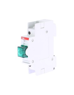 Abb 721 9 e229-d gemme lumineuse verte 1 module ch 721 9 2