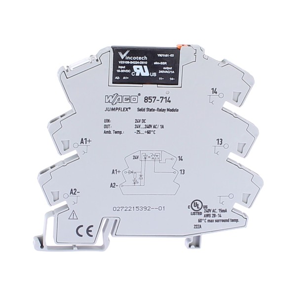 Interface de relais statique Wago 857-714 (SSR 24 V CC)