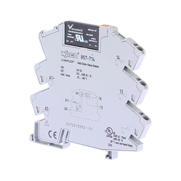 Wago 857-714 Solid State Relay Interface SSR 24VDC