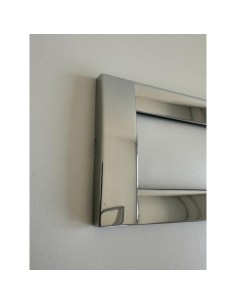 Vimar 16733.36 Placca  Idea 3 moduli metallo color cromo