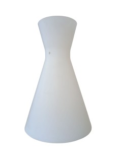 Verre de remplacement à mémoire Demajo//ric blanc satiné