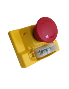 Actuador + botón de parada de emergencia