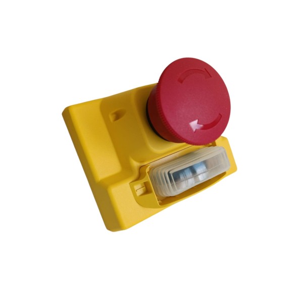 Actuator + emergency stop button