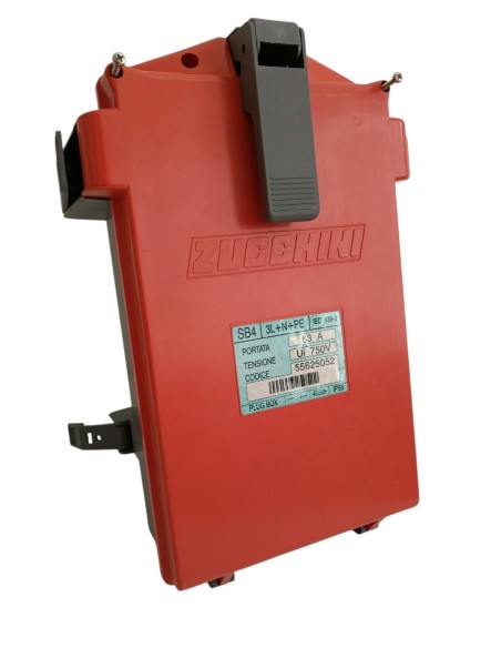 Zucchini 55625052 cassetta derivazione 3p+n+t 63a con base fusibili linea sb4