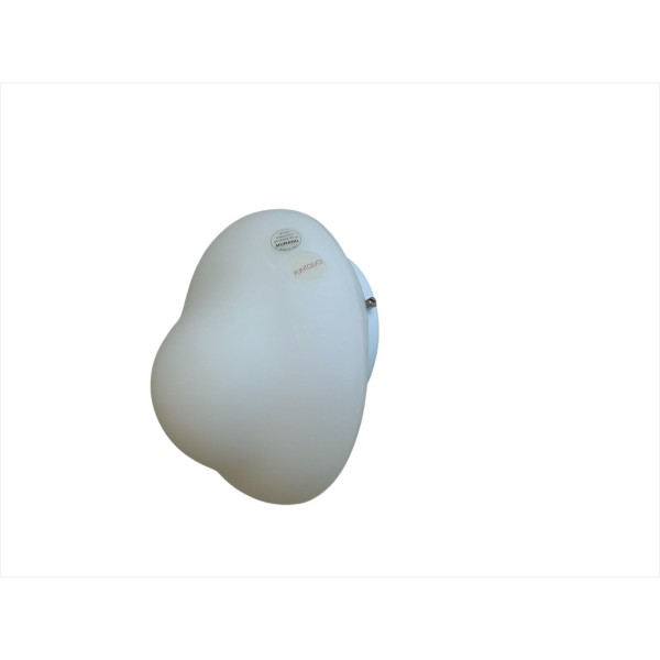 Vistosi chic wall lamp in satin white glass e14 60w
