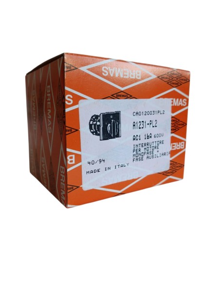 A1231-pl2 inter for single phase aux motor