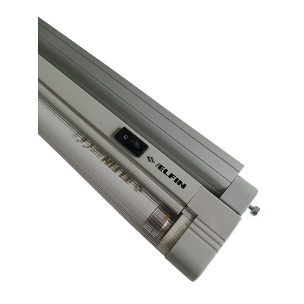 Nouveau plafonnier Elfin 050PE13C, 240 V, 50-60 Hz, 13 W, 6400 K (lumière froide), longueur L.574mm fiss.150mm