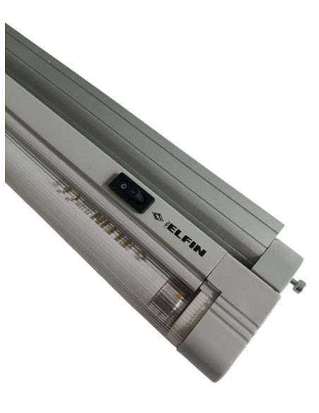 New Elfin 050PE13C plafoniera 240v 50-60hz 13w 6400°k (luce fredda)L.574mm  interass fori fiss.150mm