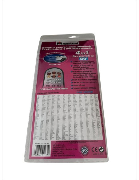 Meliconi telecom universale x tv antiurto gum body digital 4