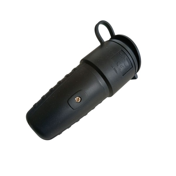 Fai 8006//n//ip44 prise schuko 2p t 16 a 250 v noir ip44