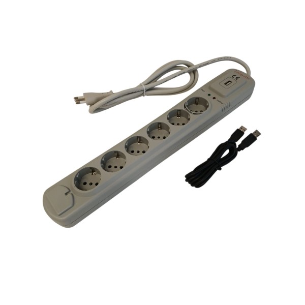 Lafayette 33500015 my-6 multiprise USB à 6 prises avec port USB