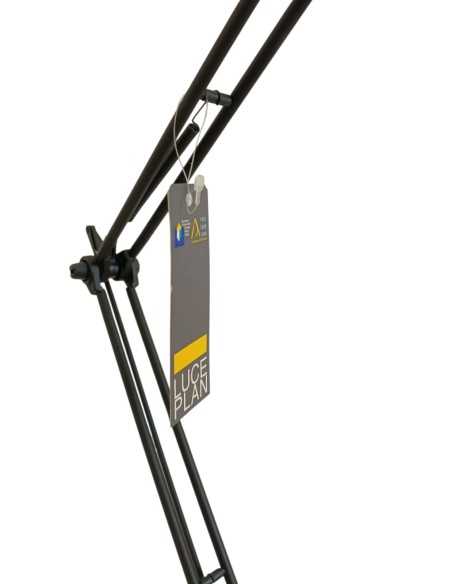 Luceplan 1D120 P0E001 Berenice lampada piccola da tavolo nera senza riflettore 30cm + 30cm gy6,5 35w 12v