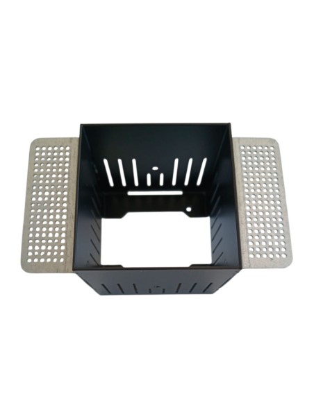 Viabizzuno f6 011 53 m1 90° scomparsa totale corpo nero kit escluso