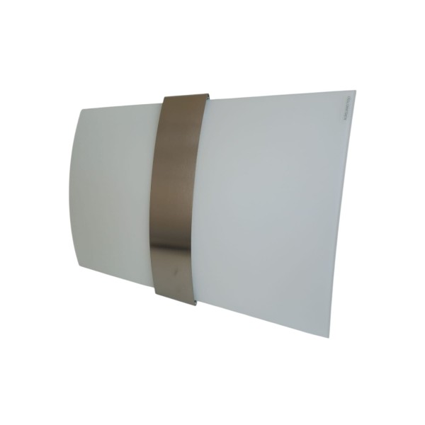 Slim pl b co lamp soff mont acc spaz vetro curvo sat 2xe27