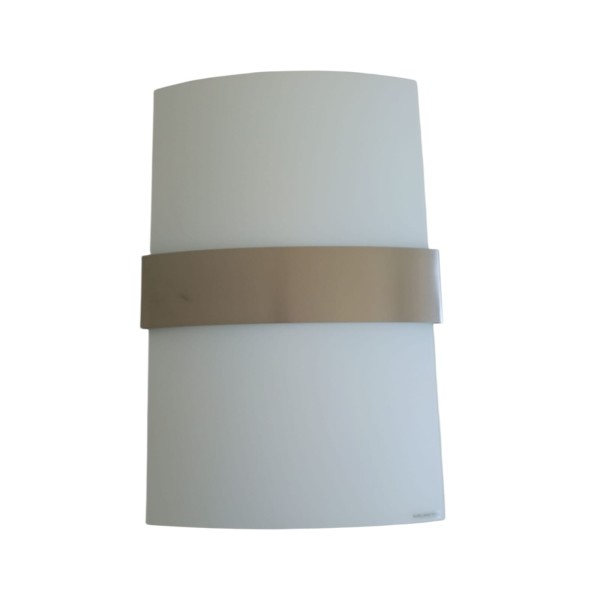 Slim pl b co lampe soff mont acc spaz verre courbé sat 2xe27