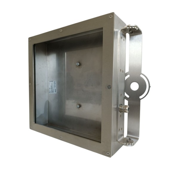 Viabizzuno f6 107 64 cubo 30 bandera acero inoxidable satinado 316l